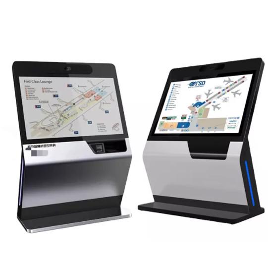 Self Service Kiosk Terminal Machine Visitor Management Kiosk Registration Inquiry Ticket Kiosk