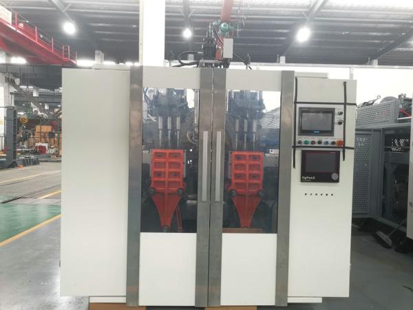 Small PE Blow Molding Machine Multi Heads Die Head Double Station