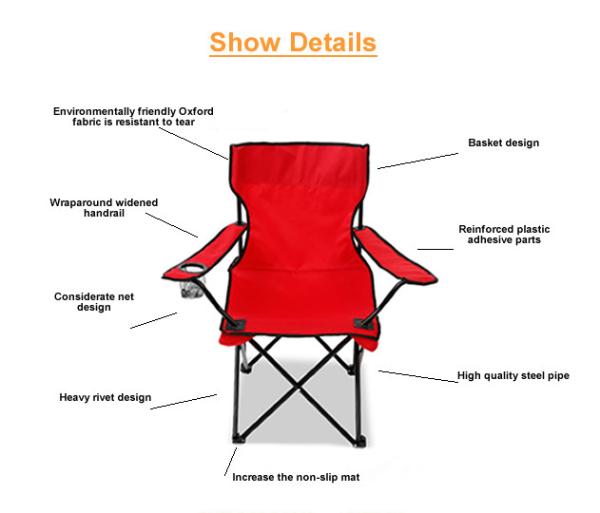 Customizable Logo Countries Flag Printed Folding Metal Camping Beach Chair Wholesale Factory Aluminum Foldable