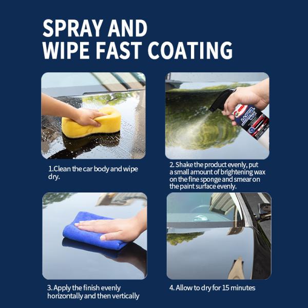 Lumière laser Peinture de soins automobiles Peinture à cire Résistance aux taches 250g