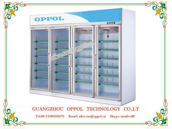 OP-703 Upright Multi Glass Doors Big Capacity Medical Vaccine Storage Refrigerator