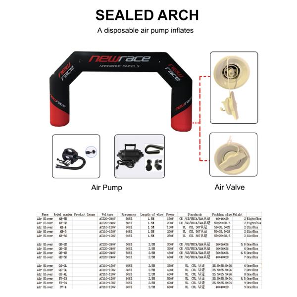 Наружная реклама Огромная надувная арка для рекламы бренда