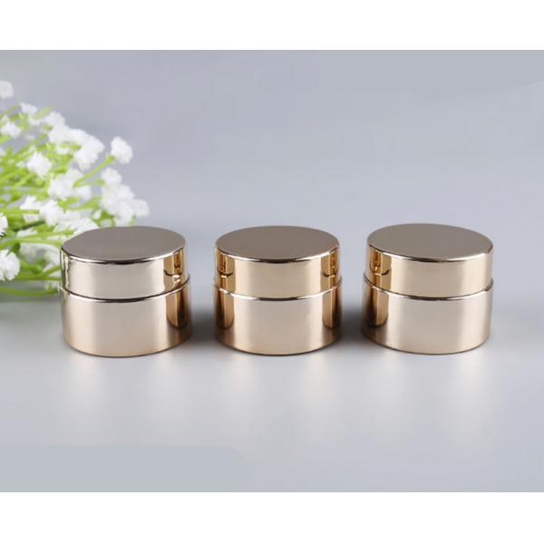 A cara UV do ouro desnata o frasco frascos plásticos de 8 onças com tampas do ouro