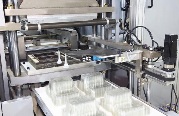 JH 550 Automatic Plastic Thermoforming Machine for food box, egg trays box and plate