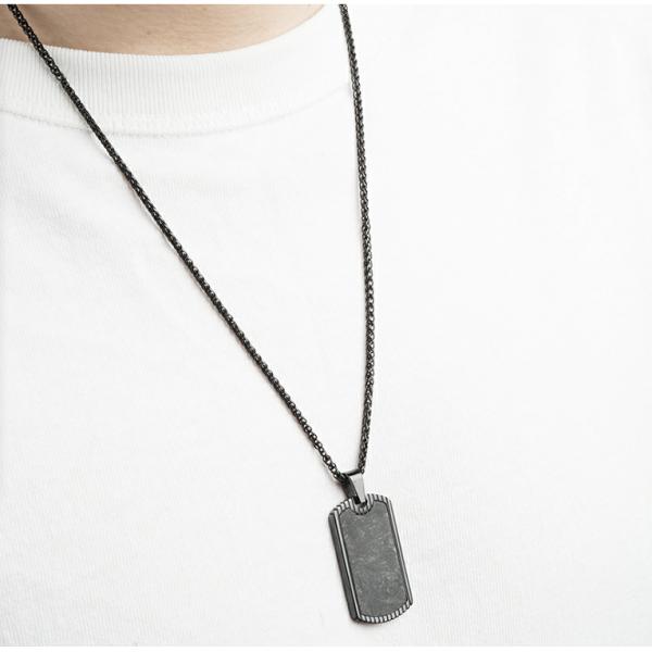 Venta caliente de los hombres personalizados collar de collar cruzado collar de acero inoxidable productos de stock