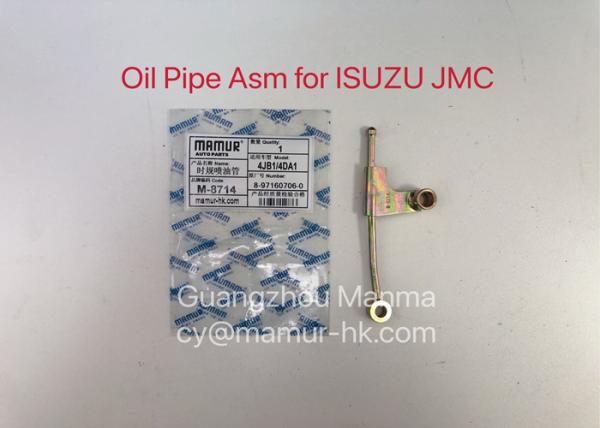 ASM JMC 1030 de 4JB1 ISUZU Truck Parts Oil Pipe 8-97160706-0 1002850BB