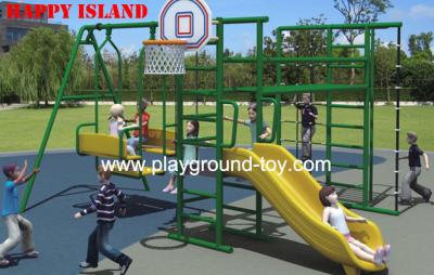 Swing Set For Kids , Children Swing Sets With Galvanized Steel RKQ-5155A