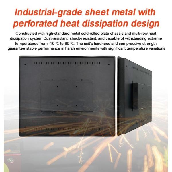 15.6 Inch Embedded Industrial Android Touchscreen Monitor 1920*1080 Capacitive Multi Touch LCD Waterproof Business Series with USB Input