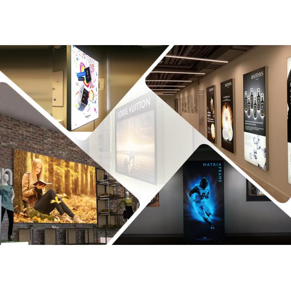 Ultra delgado de publicidad LED Light Box Sign Snap de publicidad de la caja de luz de tejido