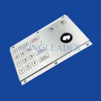 Teclado numérico numérico industrial USB do Trackball ótico de aço inoxidável com 16 chaves