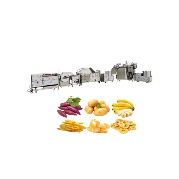 Máquina de fabricação de batatas fritas para produção de batatas fritas 4000*1100*2200mm