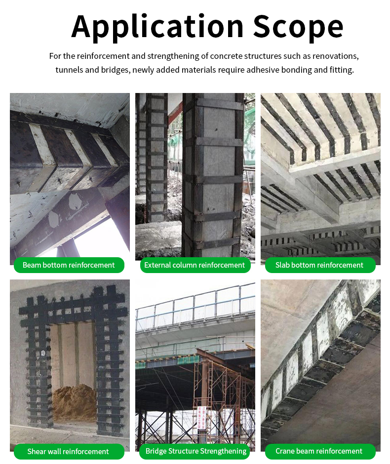 Two-Component Bucket-Packed Epoxy Structural Steel Bonding Adhesive for Buildings Walls Slabs Beams Steel Bonding Reinforcement