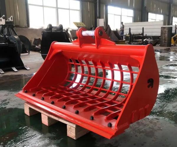 Q345B Excavator Skeleton Bucket Sifting Bucket For Excavator
