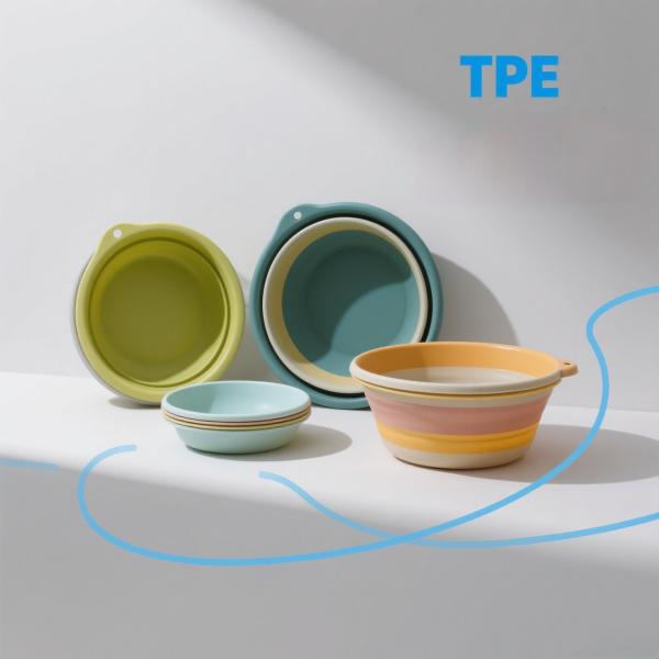 環境に優しいカスタム硬さ TPE 折りたたむ容器用 TPR ペレット