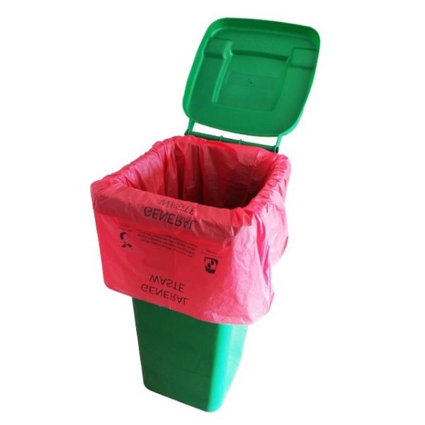 Cornstarch Yellow Hospital Biodegradable Garbage Bags Odorless