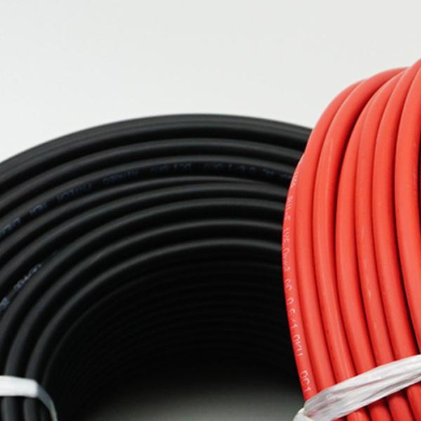 Noir solaire résistant ultra-violet/rouge d'isolation du câble 4mm2 XLPE de picovolte