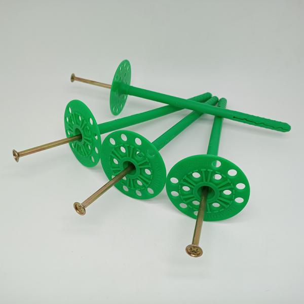 Flat Pe Pp Wall Plug Plastic Insulation Anchor Fixing Foam Board Wall Anchors