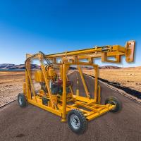 Machine de forage de noyau à roue de type XY-150 montée sur une roue Spt