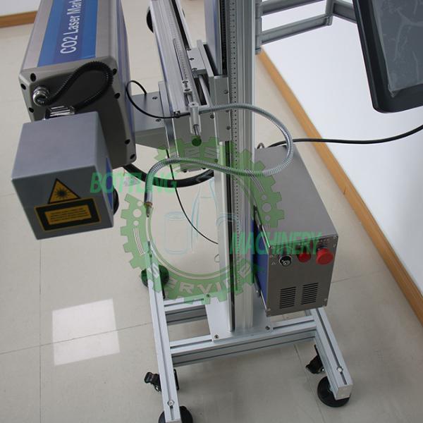 30W 8000BPH Conveyor Online Glass Bottle CO2 Laser Code Printer