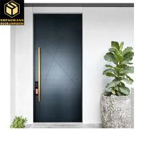 Porte pivotante en aluminium pour le salon, la chambre à coucher, la cuisine et plus encore en cas d'incendie