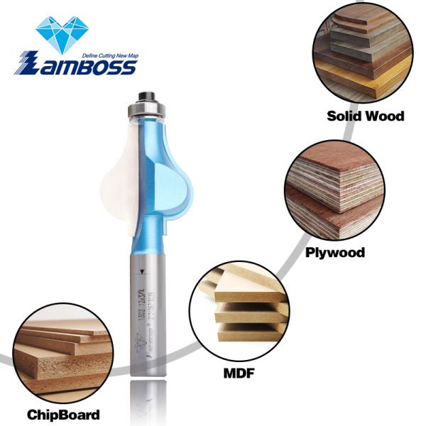Lamboss Handrail Bit With Bearing For Woodworking Router Carving Bits Cove Box Bit