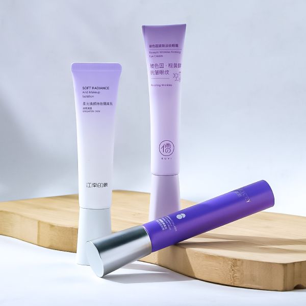 Leakproof Recyclable Plastic Cosmetic Soft Tube - Customizable Flexible Makeup Tube for Color Cosmetics