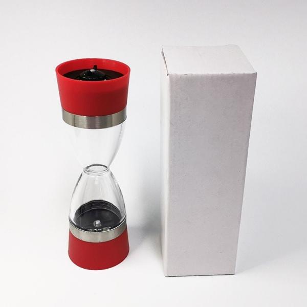 Plastic 2 In 1 140g 180mm 50ml Pepper Rock Salt Grinder