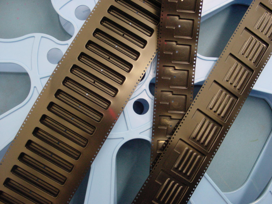 Black Embossed Carrier Tape Waterproof Antistatic / Non Antistatic Type