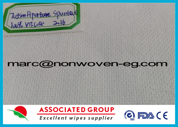 Ткань Nonwoven Spunlace Apecture/22 сеток, не сплетенная игла пробила ткань
