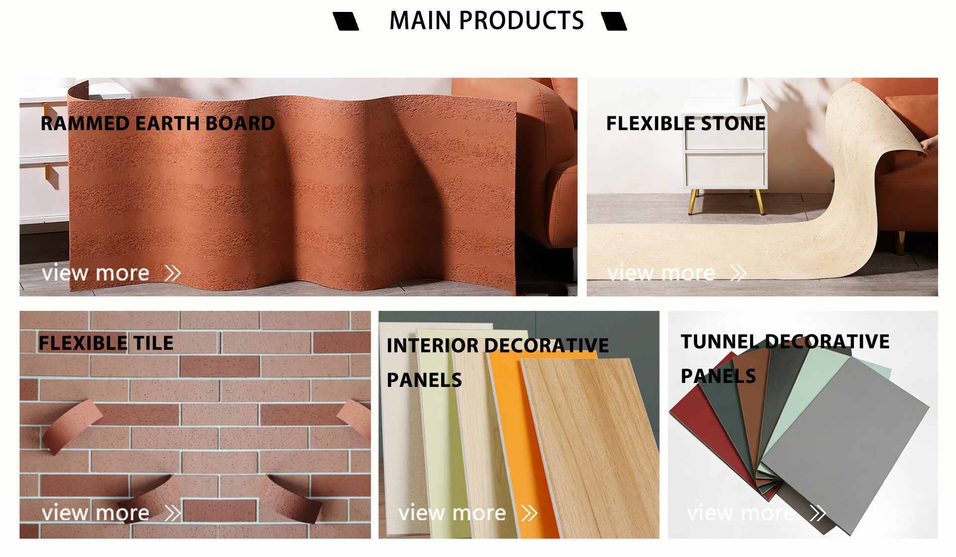 Large-sized Flexible MoonStone Cladding Wall Panels for Modern Bedrooms and Dining Areas for Villas