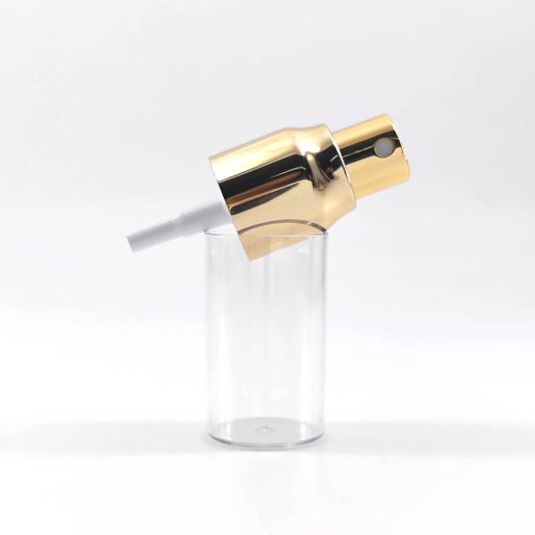 20mm 20/410 Golden Aluminium Collar Mist Pump Perfume Sprayer Top For Essence