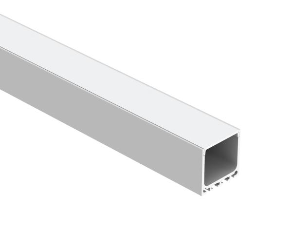 Height 26mm LED Strip Aluminium Profile Sandblasting With PC Diffuser