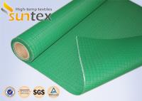 Tissu ignifuge de fibre de verre enduite acrylique