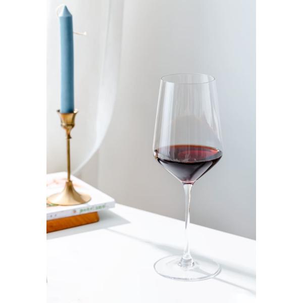 540ML Universal White And Red Wine Glasses Transparent 19oz Lead Free Hand Blown