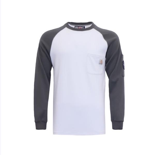 Arc Rated Working 7 Oz Fr Henley Shirt Two Tone