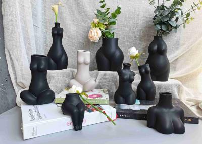 Factory Direct Supply Classic Handmade Pottery Clay Flower Pot Porcelain Ceramic Statued Vase For Home Decor