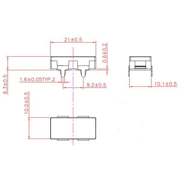 La norma de la industria automotriz ATO ATC ATN 257 287 Cuchillo para el fusible de cuchillo SL-25 Cuadro para el fusible automático SL-26