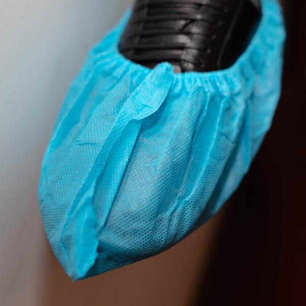 Eco Friendly Disposable Shoe Covers Dust Resistant For Family And Work Place