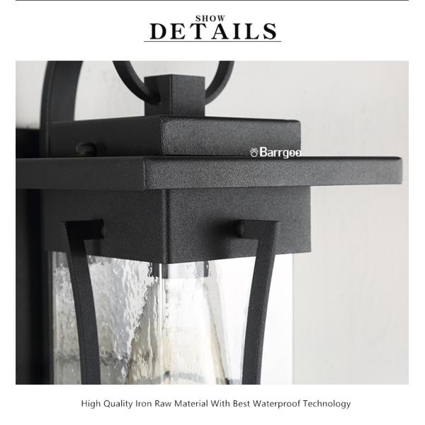 Square Round Vintage Nordic Wall Sconce E27 Bedroom Living Rom Corridor