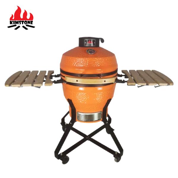 KIMSTONE 18 Inch BIG Kamado Ceramic BBQ Charcoal Grill EGG for PARTY Kamadokak