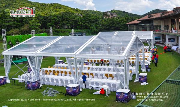 200-300 People Waterproof Clear Party Tent with Clear Top for Outdoor Parties and Events