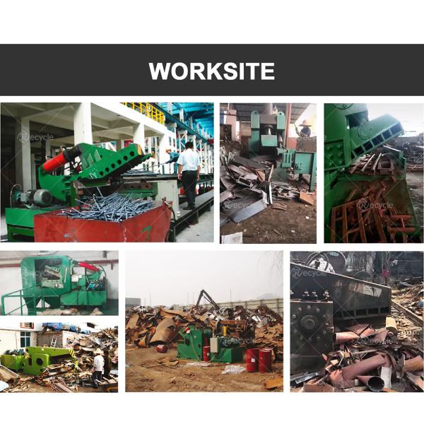 Alligator Scrap Metal Shears Easy to Operate Hydraulic Guillotine Shearing Machine