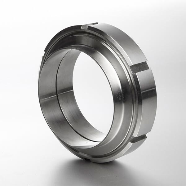 Welded DIN Sanitary Union 304 / 316L 1 Inch Stainless Steel Union
