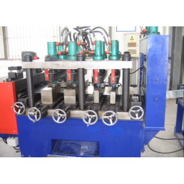 7000 Kg Single Steel Coil Weight Automatic Cable Tray Decoiler Punching Cold Bending Production Line