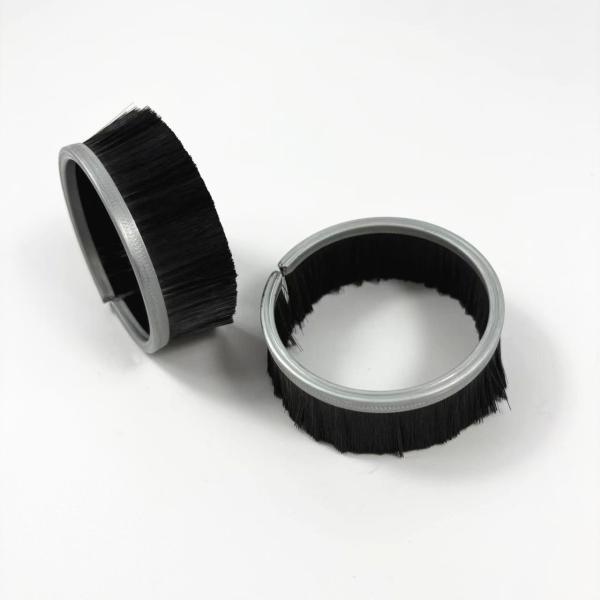 Nylon Round Formed Cup Shape Strip Brush For Seal Vacuum Cleaning