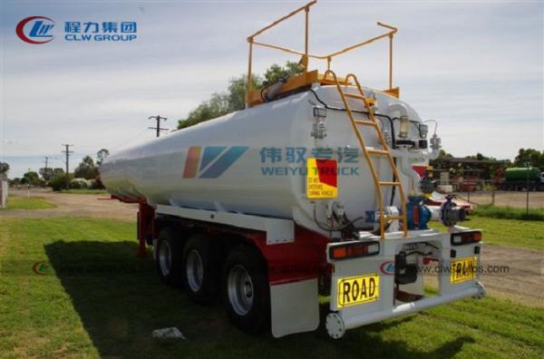 3 dos eixos 29000L 32000L ADR onça da água do petroleiro reboque semi