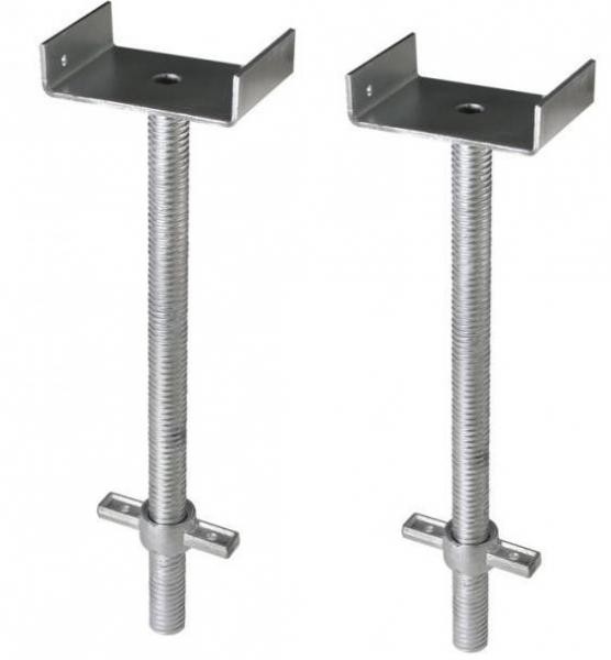 Q235 Glavanzied Adjustable Base Jack Scaffolding for Disc System and Support System