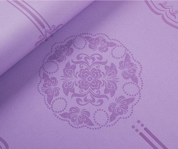 Outdoor Eco Friendly China Supplier Antislip Pattern Pro Natrual Rubber PU Yoga Mat with laser design