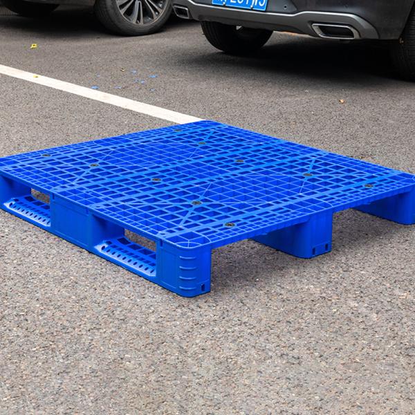 Heavy Duty Grid Pattern Surface Flat Single Face Plastic Pallet