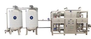Equipamento fabril material industrial 5000L do tratamento da água do Ro SUS304